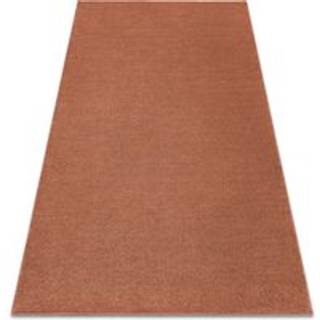 Tæppe SOFTY Enkelt, enfarvet terracotta 80x150 cm