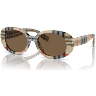 Burberry JB4339 Børn 377873 48 Solbriller Børn Brun - Vintage Checkered Brown Grey - 48mm