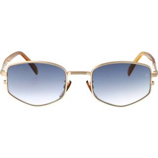 DAVID BECKHAM Mand DB 1129/S F6W/08 Solbriller Metal Guld / Brun Blå Geometrisk Skygge