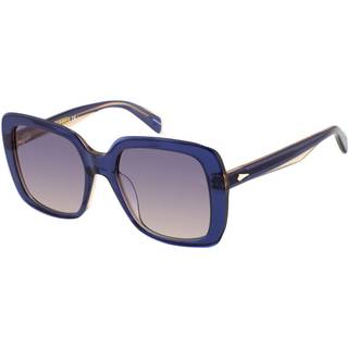 Rag & Bone RNB1033/G/S YRQ/FF 55 Solbriller Kvinder Blue - Transparent Blue - 55mm