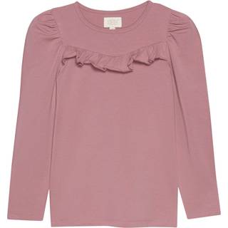 Creamie Flæset Langærmet T-shirt Nostalgia Rose 134 cm  Lyserød  134 cm  kvinde