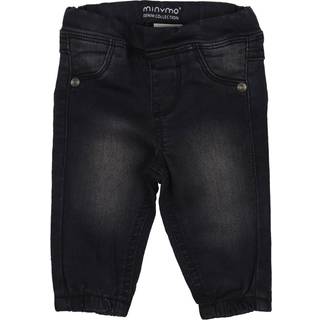 Minymo Drenge Jeans i økologisk bomuld - Grey Black - 80