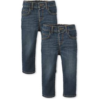 B?rnene placerer baby drenge og sm?barn drenge str?kker sig str?kker jeans lt med sten 18-24 m?neder