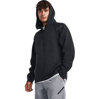 Sweatshirt med hætte Under Armour UA Unstoppable Flc Hoodie-BLK 1379811-001 Størrelse L