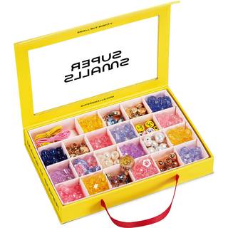 Super Smalls Gør-det-selv Perlekit: Design Dine Egne Glitrende Smykker Med Perler, Vedhæng og Snore