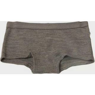 Hipster større børn i gråmeleret beige 100% merino uld