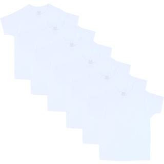 Frugt af Loom Boys 'Cotton T-shirt Toddler-6 Pack-White 2-3T