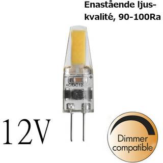 Unison - LED G4 Silikone 12V 1,5W 3000K Dæmpbar - Lyskilder