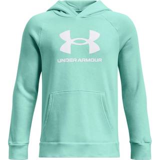 Sweatshirt med hætte Under Armour UA Rival Fleece BL Hoodie-BLU 1379791-361 Størrelse YMD