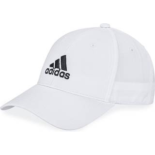 Embroidered Logo Lightweight Baseball kasket - White / Black - Mænd (M/L)