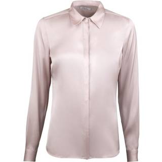 Stenströms Susan Lyserød silkeskjorte | Dame |Dameskjorter & Bluser | Feminine | Størrelse: 44 | Lyserød | Solid | Lange Ærmer