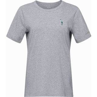 Norrøna Women's /29 Cotton Activity Embroidery T-Shirt Grey Melange, S