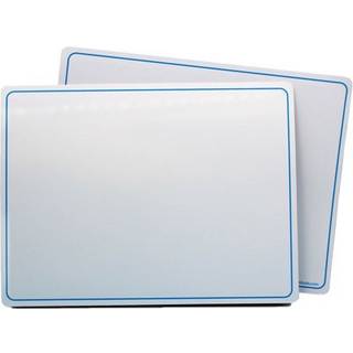 Flipside Products Dry Erase Learning Mat tosidet almindelig 9 """" x 12 """" pakke af 24