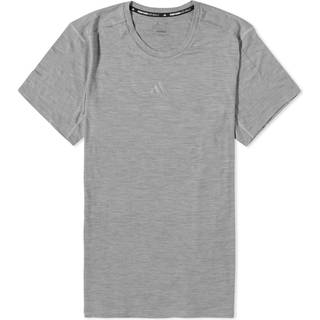 adidas Ult Cte Merino T-shirt Herre - Str. L, Grå, Kold & Refleksiv Løbe T-shirt