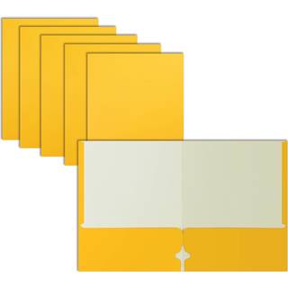 Better Office Products To lommeportef?lje mapper 50-pakke gule bogstavst?rrelse papirmapper 50 stykker gul