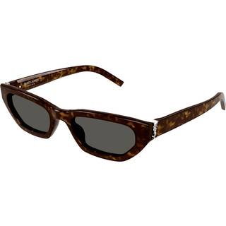 Saint Laurent SL M126 002 54 Solbriller Mænd Tortoiseshell - Dark Tortoise - 54mm