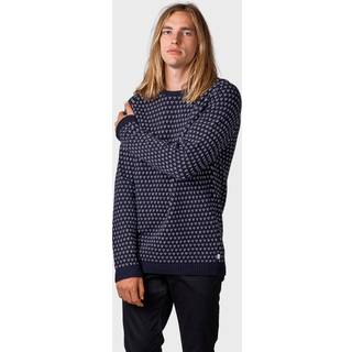 Klitmøller Collective - Hugo knit - Navy/cream - L