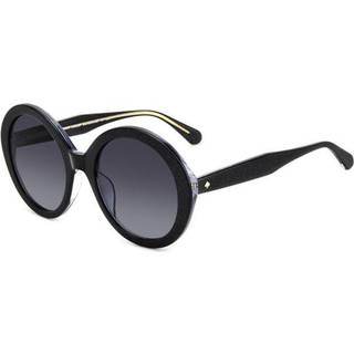 Kate Spade Zya/G/S Asian Fit 807/9O 55 Solbriller Kvinder Black - Glittery Black On Clear - 55mm