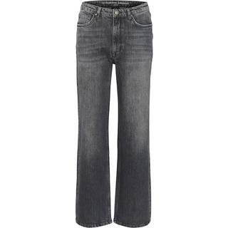 35 The Louis High Wide Jeans, Dark Grey Retro Wash, W27/L32
