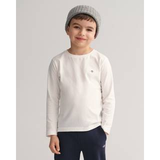 GANT Børn Kids Shield T-shirt med lange ærmer (110/116)