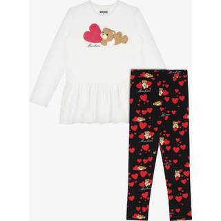 Moschino Kids Printed cotton-blend dress and leggings set - multicoloured - Y 8