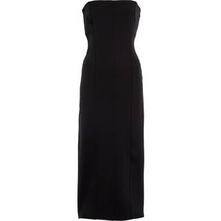 The Row Strapless midi dress - black - M
