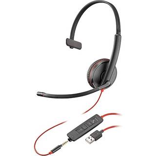 Poly Blackwire 3215 | On Ear headset | Microphone | Active noisereduction