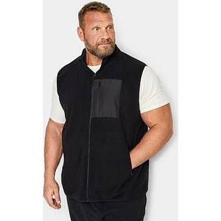BadRhino Big & Tall BadRhino Big & Tall Black Fleece Pocket Gilet