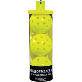 Franklin Sports Outdoor- X -40 Pickleball Balls - USA Pickleball (USAPA) Godkendt - 3 Pack Outside Pickleballs - Optic Yellow - US Open Ball