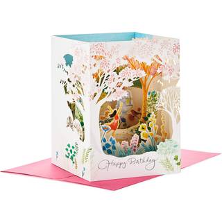 Hallmark Paper Wonder viselig pop -up fødselsdagskort til kvinder (smuk dag)