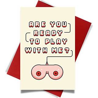 Cheerin Valentines Day Cards til ham - Sjovt sjove lykønskningskort med konvolut - Jubilæum til stede for mænds mand kæreste forlovede