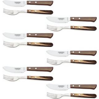 Tramontina Pizza & Grill / Steakbestik Rødtræs greb 2-6 kuverter - 1 kuvert