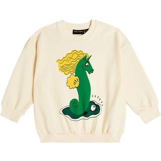 Mini Rodini Printed cotton sweatshirt - white - Y 6/7