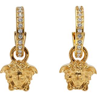 La Medusa Hoop Earrings with Crystals - One size