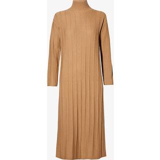 Max Mara Leisure Arezzo wool midi dress - beige - XL