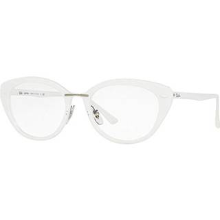 Ray - Ban Kvinde RX7088 5618 Optiske stel Plast Hvid Cat Eye