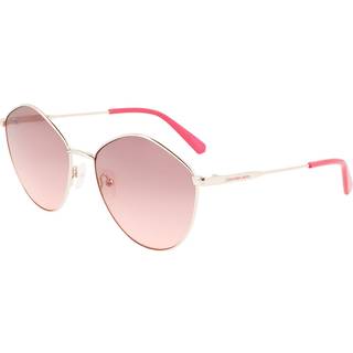 Calvin Klein Kvinde CKJ22202S 717 Solbriller Metal Guld Rosa Geometrisk Normal Skygge