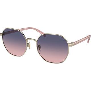 Coach HC7147 CH556 Asian Fit 9005I6 56 Solbriller Kvinder Guld - Shiny Light Gold - 56mm