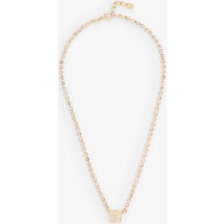 Givenchy 4G crystal-embellished necklace - pink - One Size
