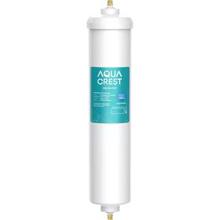 Aquacrest in-line vandfilter til k?leskab og isproducent 5 ?r eller 10 000 gallon h?j kapacitet 1/4-tommer direkte tilslutningsfittings reducerer