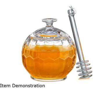 Prodyne honung snälla akryl honung burk med dripper klar