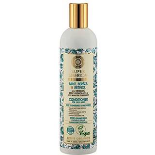 Natura Siberica Mint, Bereza & Retinol Opfriskende balsam Til fedtet hår 400 ml - 400 ml