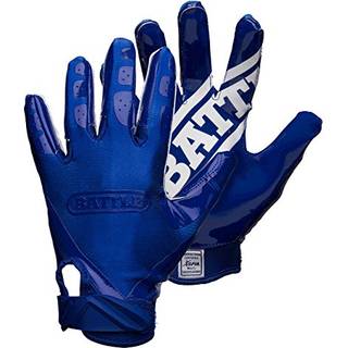 Battle Double Threat Football Gloves - Ultra -Tack Sticky Palm Modtagere Handsker - Pro -stil modtagerhandsker Voksen