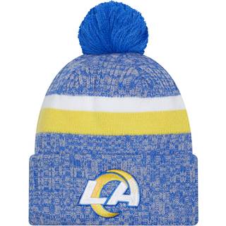 LA Rams NFL Sideline 2023 Blue Bobble Knit Hat newera adult unisex Blue newera adult unisex Blue newera adult unisex Blue newera adult unisex Blue new - Osfm