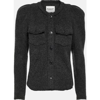 Marant Etoile Nelly tweed jacket - grey - XXS