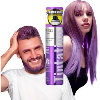 Kys midlertidig h?rfarve spray - En dag ?jeblikkelig hurtigt t?rbart vaskbart h?rfarve til Halloween -fest DIY cosplay h?rstyling (levende violet