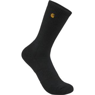 Carhartt strømper sort l midweight crew 2-pak