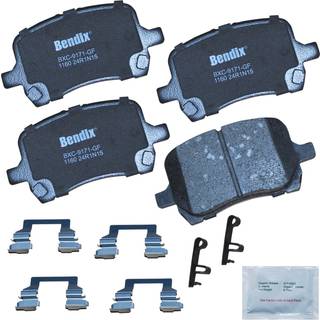 Bendix Priority1 CFC1160 Keramiske frontbremseklodser til Chevrolet Cobalt 2008 HHR 2011-2006 Malibu 2012-2004 Pontiac G5 2009-2008 G6 2010-2006