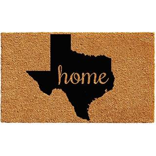 Calloway Mills 102441830 Texas Doormat 18 """" X 30 """" Naturlig/sort