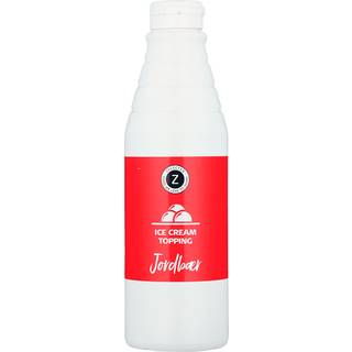 Jordbær Sauce Topping - 1kg, Zelected